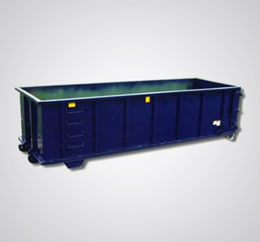 Large roll-off container used to dispose of unwanted waste 